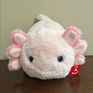 NEW Aurora Pink Spudsters Plush 10" Axel Axolotl NWT